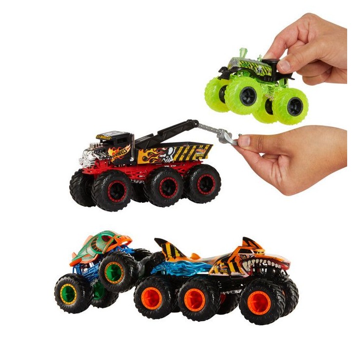Voiture - Hot Wheels - Monster Trucks - Assortiment 1/64 - Multicolore - 6 roues Voiture - Hot Wheels - Monster Trucks - Assortiment 1/64 - Multicolore - 6 roues