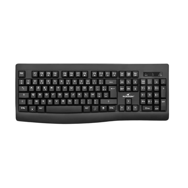 Pack Clavier Souris - BLUESTORK - PACK OFFICE RECHARGEABLE - Sans Fil - Noir Pack Clavier Souris - BLUESTORK - PACK OFFICE RECHARGEABLE - Sans Fil - Noir