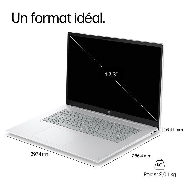 PC Portable HP Omnibook 3 17-dp0049nfx - Windows 11 - 15,6 FHD IPS - Ryzen 5 40 - RAM 16Go - Stockage 512Go SSD - AZERTY PC Portable HP Omnibook 3 17-dp0049nfx - Windows 11 - 15,6 FHD IPS - Ryzen 5 40 - RAM 16Go - Stockage 512Go SSD - AZERTY