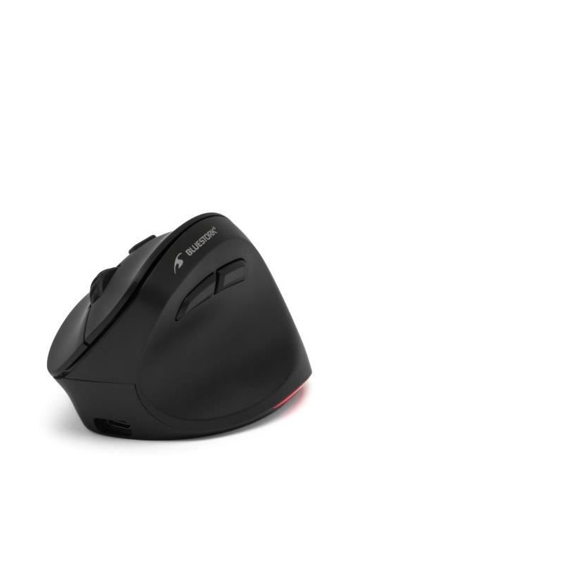 Souris Ergonomique Sans Fil - BLUESTORK - ERGO LUMI - PC/MAC - Noir Souris Ergonomique Sans Fil - BLUESTORK - ERGO LUMI - PC/MAC - Noir