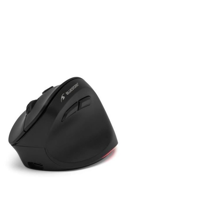 Souris Ergonomique Sans Fil - BLUESTORK - ERGO LUMI - PC/MAC - Noir Souris Ergonomique Sans Fil - BLUESTORK - ERGO LUMI - PC/MAC - Noir