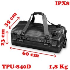 Sac étanche - HPA - Hybriduffle 50-ZIP68 - 50 L - Kaki - Étanche