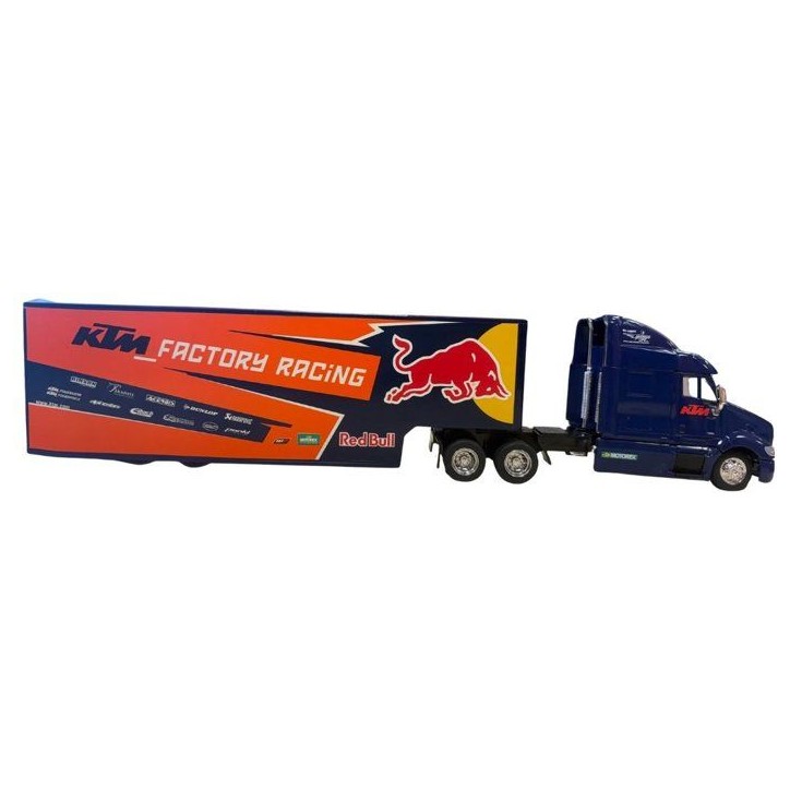 Camion miniature de collection - NEWRAY - Peterbilt T387 KTM Red Bull 2017 - 1/43