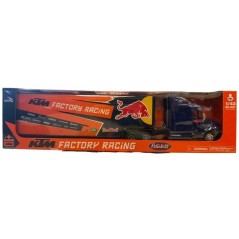 Camion miniature de collection - NEWRAY - Peterbilt T387 KTM Red Bull 2017 - 1/43