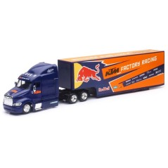Camion miniature de collection - NEWRAY - Peterbilt T387 KTM Red Bull