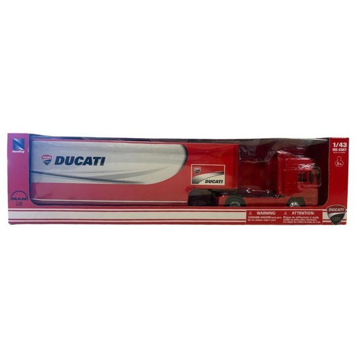 Camion miniature de collection - NEWRAY - MAN Ducati 2017 - 1/43 Camion miniature de collection - NEWRAY - MAN Ducati 2017 - 1/43