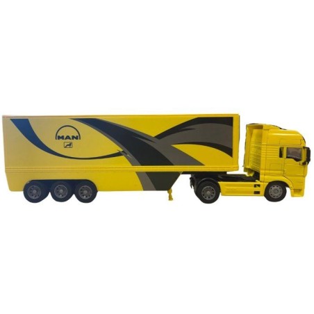 Camion miniature de collection - NEWRAY - MAN TG18.410A avec remorque