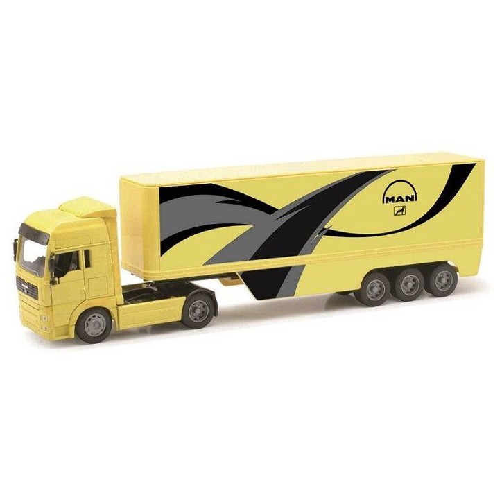 Camion miniature de collection - NEWRAY - MAN TG18.410A avec remorque container - 1/32 Camion miniature de collection - NEWRAY - MAN TG18.410A avec remorque container - 1/32