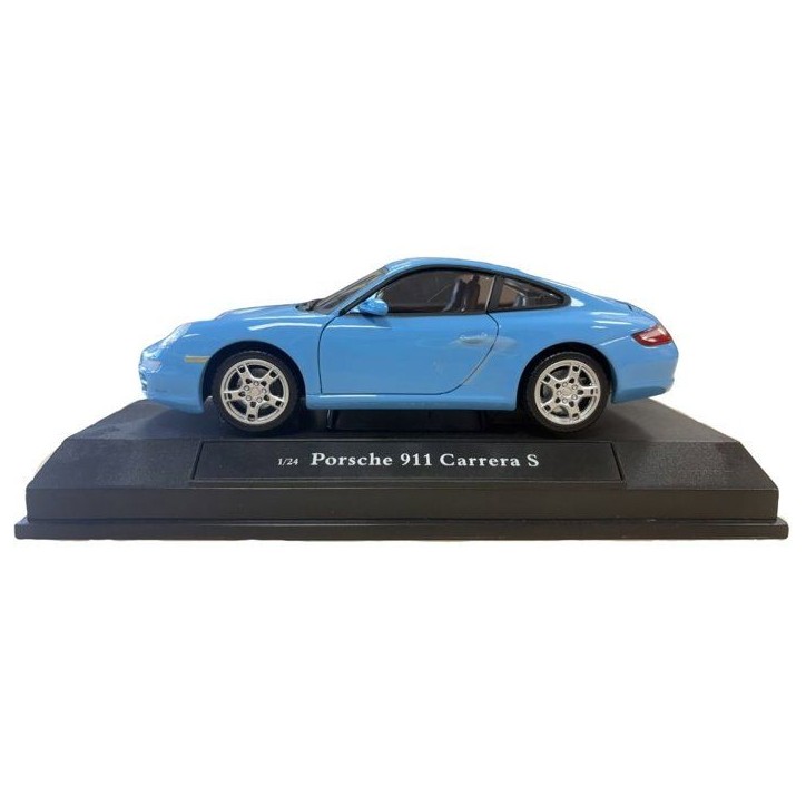 Voiture miniature de collection - CARARAMA - Porsche 911 Carrera S Coupé - Bleu - 1/24 Voiture miniature de collection - CARARAMA - Porsche 911 Carrera S Coupé - Bleu - 1/24