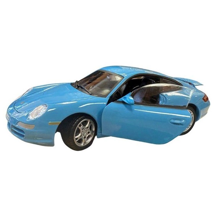 Voiture miniature de collection - CARARAMA - Porsche 911 Carrera S Coupé - Bleu - 1/24 Voiture miniature de collection - CARARAMA - Porsche 911 Carrera S Coupé - Bleu - 1/24