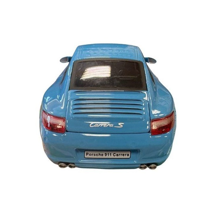 Voiture miniature de collection - CARARAMA - Porsche 911 Carrera S Coupé - Bleu - 1/24 Voiture miniature de collection - CARARAMA - Porsche 911 Carrera S Coupé - Bleu - 1/24