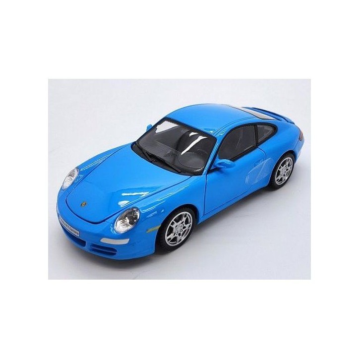 Voiture miniature de collection - CARARAMA - Porsche 911 Carrera S Coupé - Bleu - 1/24 Voiture miniature de collection - CARARAMA - Porsche 911 Carrera S Coupé - Bleu - 1/24