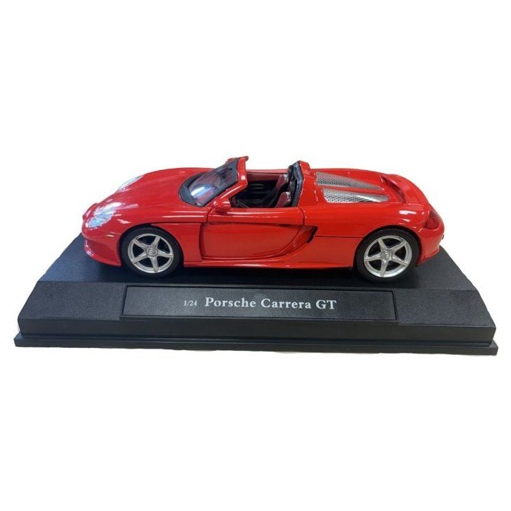Voiture miniature de collection - CARARAMA - Porsche Carrera GT - Rouge - 1/24 Voiture miniature de collection - CARARAMA - Porsche Carrera GT - Rouge - 1/24