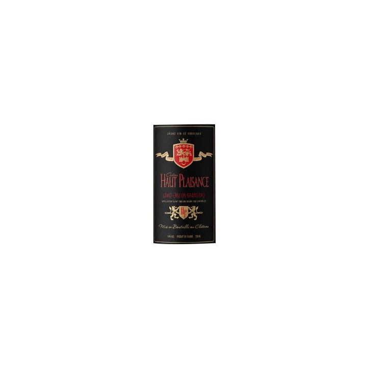 Château Haut Plaisance 2017 Saint-Emilion Grand Cru - Vin rouge de Bordeaux