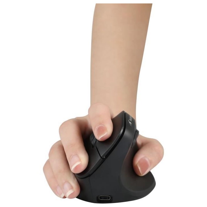 Souris Ergonomique Sans Fil - BLUESTORK - ERGO LUMI - PC/MAC - Noir Souris Ergonomique Sans Fil - BLUESTORK - ERGO LUMI - PC/MAC - Noir