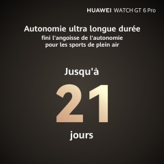 Montre connectée - HUAWEI - Watch GT6 PRO - 46 mm - Noir