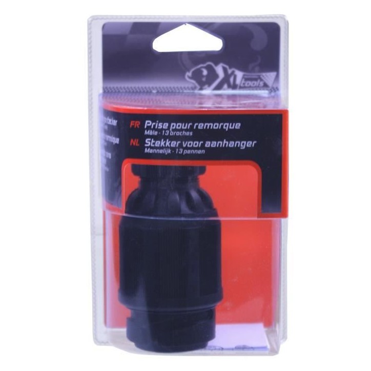XLPT Prise plastique remorque. 7 broches.Mâle