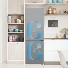 Réfrigérateur combiné congélateur - INDESIT - INK25362S5E - 2 portes - 315 L - 186x60x66 cm - Silver