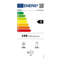 Réfrigérateur combiné congélateur - INDESIT - INK25362S5E - 2 port