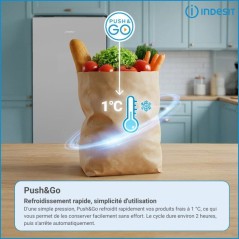 Réfrigérateur combiné congélateur - INDESIT - INK25362S5E - 2 port