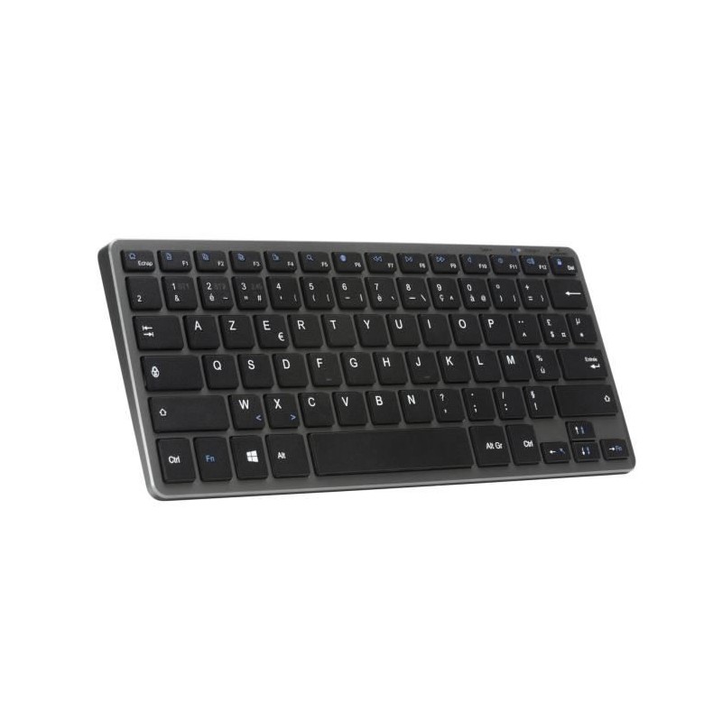Clavier Sans Fil - BLUESTORK - MINI R - Compact - Rechargeable - Gris/