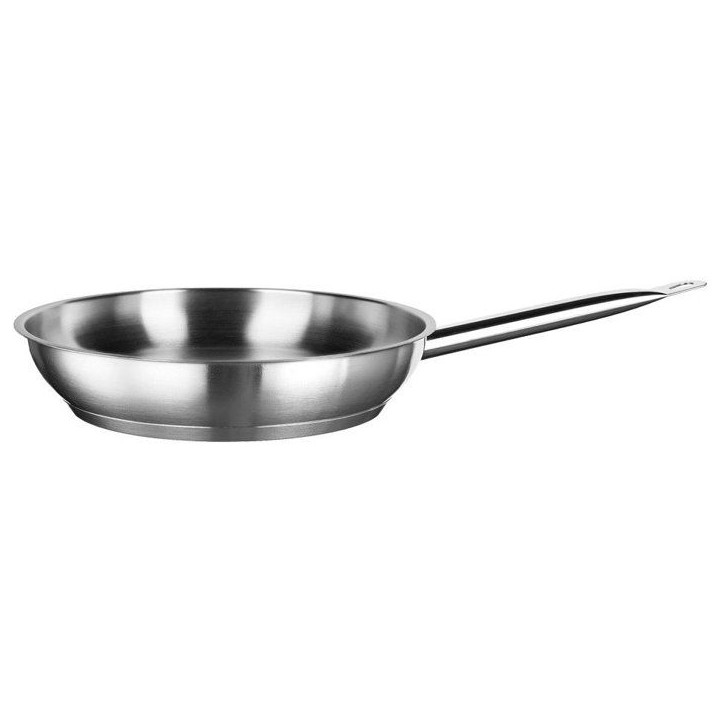 Poele inox - INOXIBAR - 26 cm - acier inoxydable - fond diffuseur - induction Poele inox - INOXIBAR - 26 cm - acier inoxydable - fond diffuseur - induction