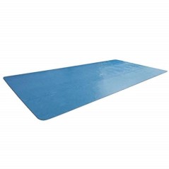 Bâche a bulles pour piscine ovale Intex UTF00148 - 4,00m x 2,00m - Bleu - 120 microns