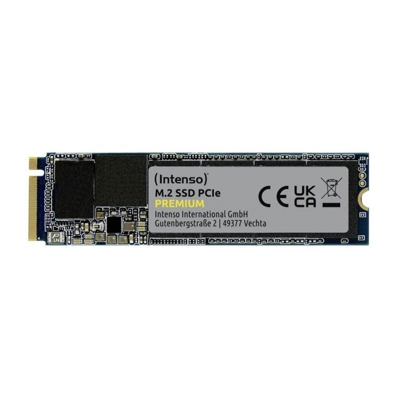 INTENSO - Premium - SSD Interne - 500 Go - NVMe M.2 PCIe Gen 3x4 - Vit