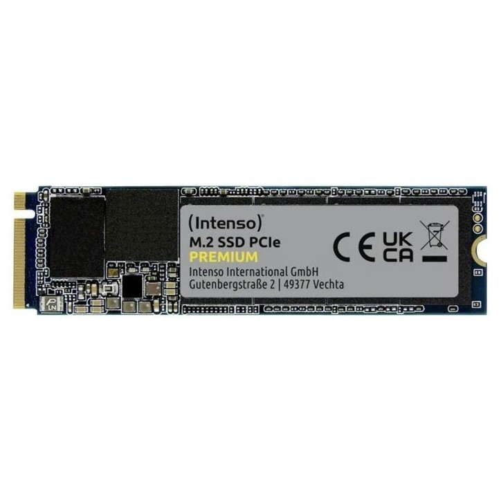 INTENSO - Premium - SSD Interne - 500 Go - NVMe M.2 PCIe Gen 3x4 - Vitesse de lecture jusqu'a 2 100 Mo/s INTENSO - Premium - SSD Interne - 500 Go - NVMe M.2 PCIe Gen 3x4 - Vitesse de lecture jusqu'a 2 100 Mo/s