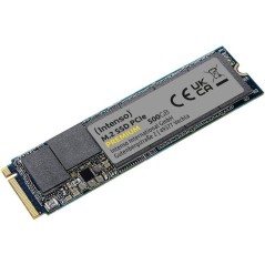 INTENSO - Premium - SSD Interne - 500 Go - NVMe M.2 PCIe Gen 3x4 - Vitesse de lecture jusqu'a 2 100 Mo/s