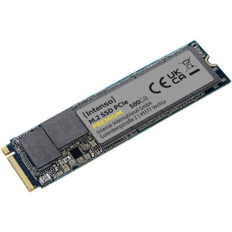 INTENSO - Premium - SSD Interne - 500 Go - NVMe M.2 PCIe Gen 3x4 - Vitesse de lecture jusqu'a 2 100 Mo/s