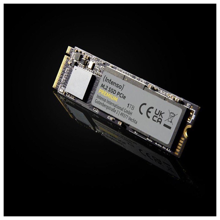 INTENSO - Premium - SSD Interne - 500 Go - NVMe M.2 PCIe Gen 3x4 - Vitesse de lecture jusqu'a 2 100 Mo/s INTENSO - Premium - SSD Interne - 500 Go - NVMe M.2 PCIe Gen 3x4 - Vitesse de lecture jusqu'a 2 100 Mo/s