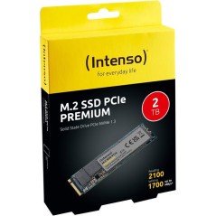INTENSO - Premium - SSD Interne - 2 To - NVMe M.2 PCIe Gen 3x4 - Vites