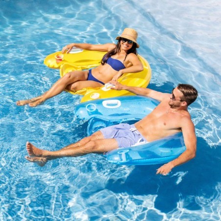 INTEX Bouée Fauteuil De Piscine Semi-Immerge - Coloris aléatoire