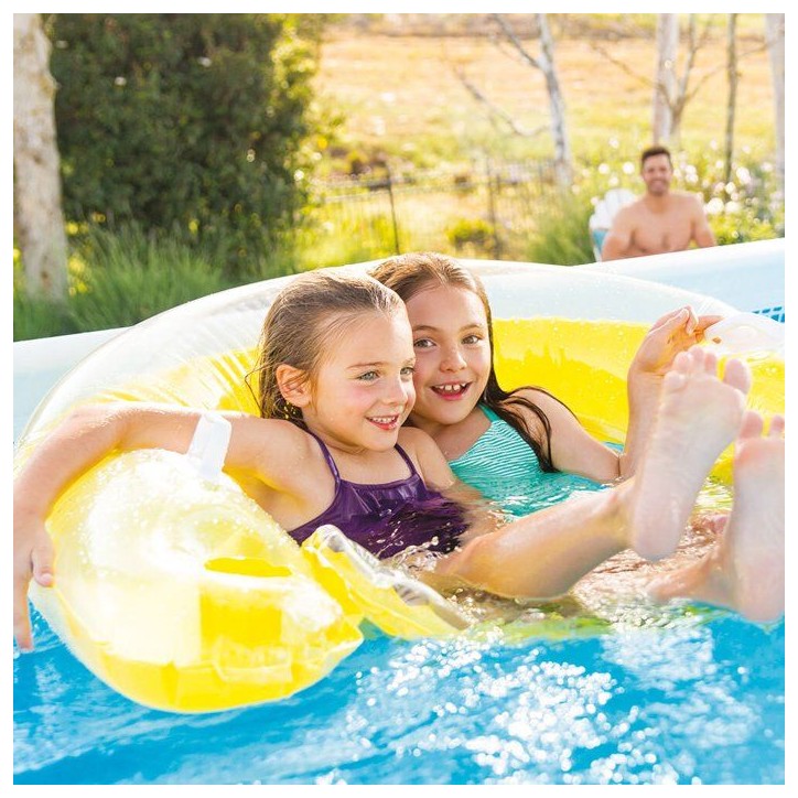 INTEX Bouée Fauteuil De Piscine Semi-Immerge - Coloris aléatoire