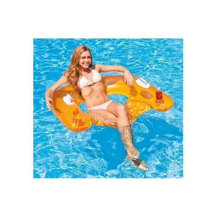 INTEX Bouée Fauteuil De Piscine Semi-Immerge - Coloris aléatoire