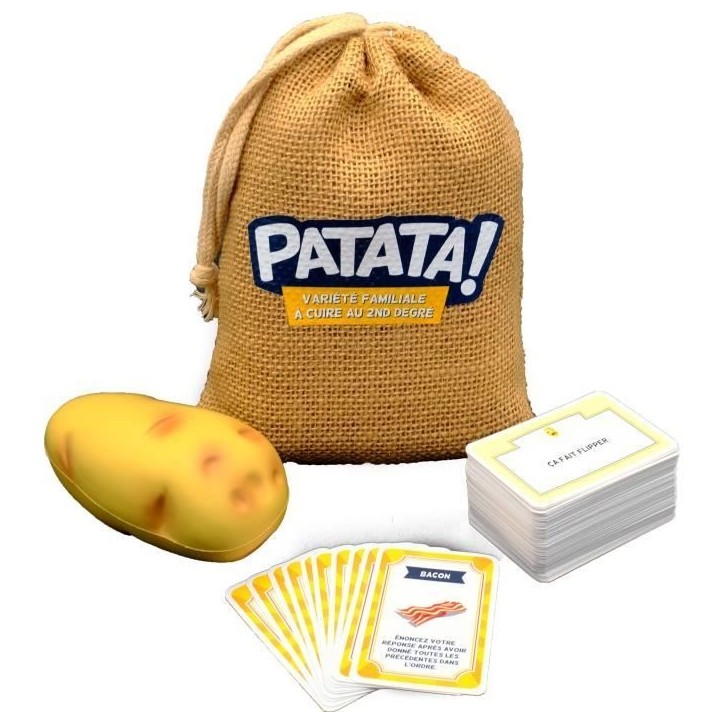 PATATA (VERSION FAMILLE) - Jeu d'ambiance - BLUE ORANGE - Jeu patate chaude - Des 10 ans PATATA (VERSION FAMILLE) - Jeu d'ambiance - BLUE ORANGE - Jeu patate chaude - Des 10 ans