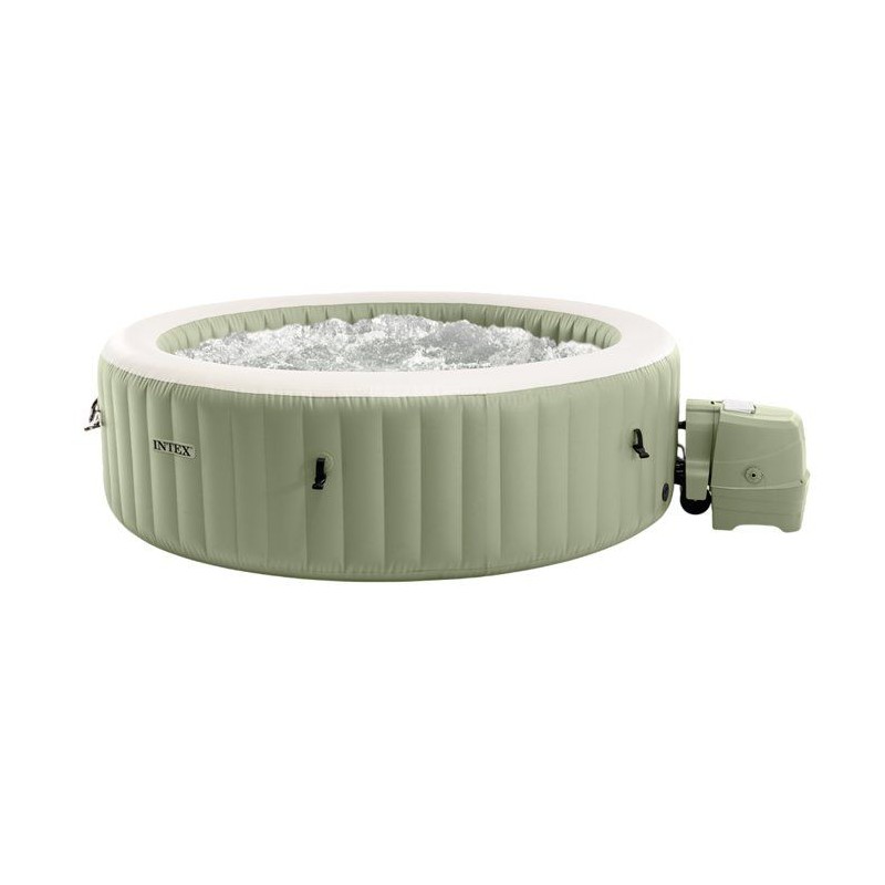 Spa gonflable INTEX - Olive - 216 x 216 x 71 cm - 6 places - Carré -
