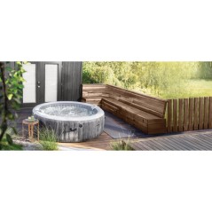 Spa gonflable INTEX - Baltik - 216 x 216 x 71 cm - 6 places - Carré -