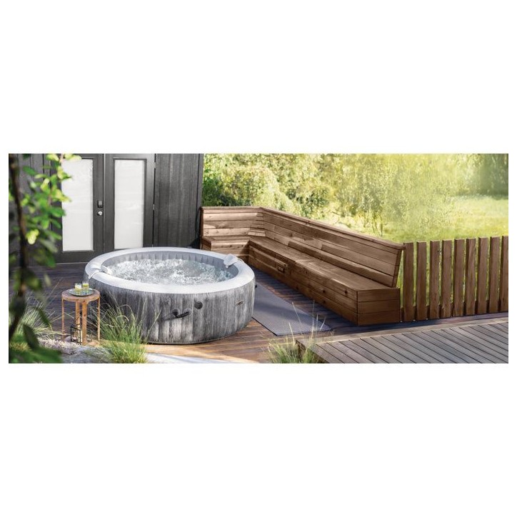Spa gonflable INTEX - Baltik - 216 x 216 x 71 cm - 6 places - Carré - 28442NP