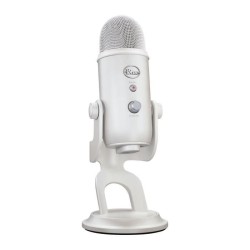 Microphone gamer - Filaire - Logitech G - Bleu Yeti - USB - Blanc