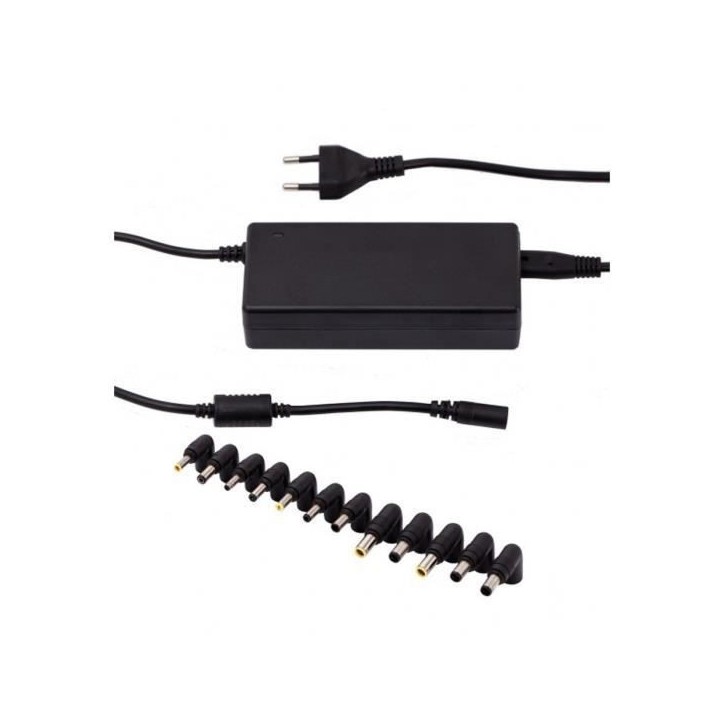 Chargeur - BLUESTORK - Chargeur PC Universel - 90W - 9 Embouts - Universel - Noir Chargeur - BLUESTORK - Chargeur PC Universel - 90W - 9 Embouts - Universel - Noir