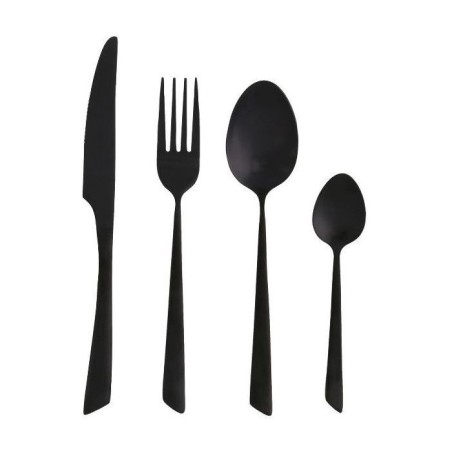 Ménagere - JEAN DUBOST - Delta Black - 16 pieces - 4 personnes