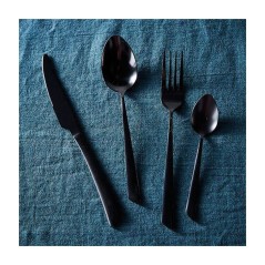 Ménagere - JEAN DUBOST - Delta Black - 16 pieces - 4 personnes