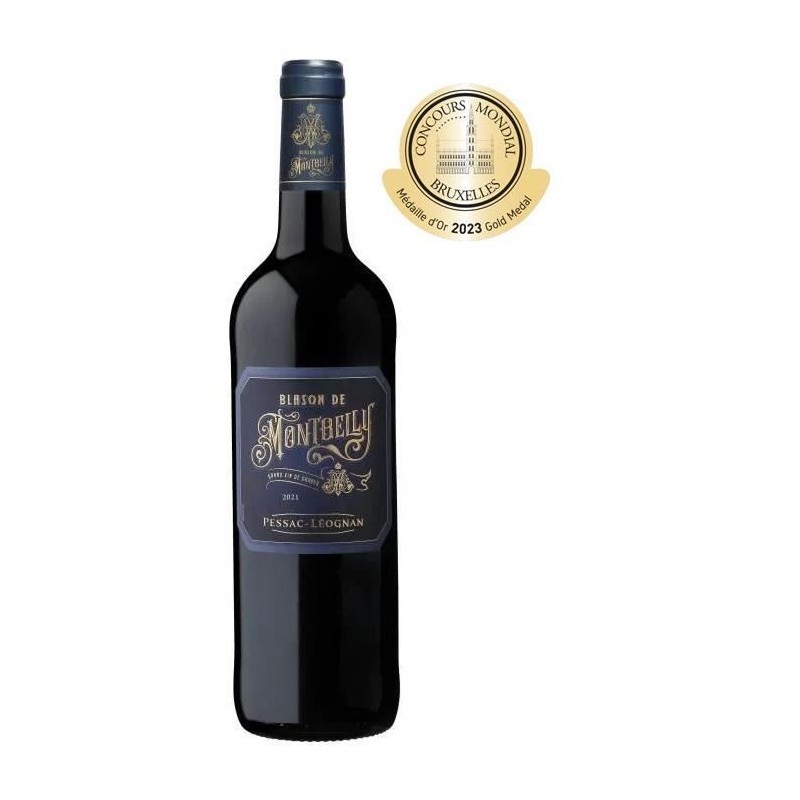 Blason de Montbelly 2019 Pessac-Léognan - Vin rouge de Bordeaux Blason de Montbelly 2019 Pessac-Léognan - Vin rouge de Bordeaux