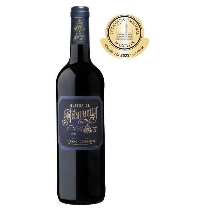 Blason de Montbelly 2019 Pessac-Léognan - Vin rouge de Bordeaux