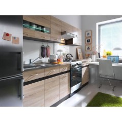 JUNONA Meuble haut 40 cm - 1 Porte - Chene sonoma