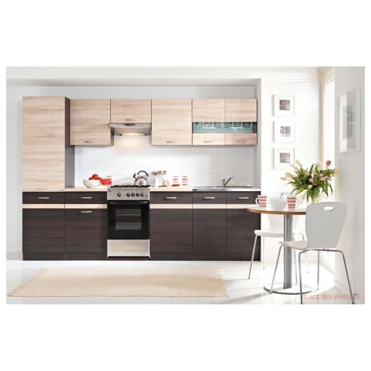 JUNONA Meuble haut 40 cm - 1 Porte - Chene sonoma