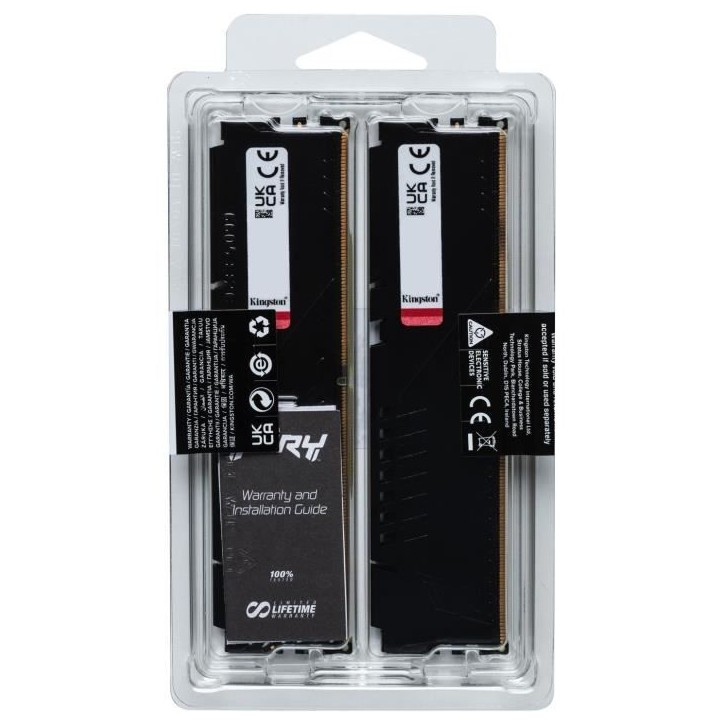 Mémoire DDR5 - KINGSTON - FURY Beast EXPO - 32 Go (2 x 16 Go) - 6000 Mhz - CL30 Mémoire DDR5 - KINGSTON - FURY Beast EXPO - 32 Go (2 x 16 Go) - 6000 Mhz - CL30