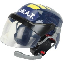 Casque S.W.A.T - KLEIN - 8809 - Visiere escamotable, écouteurs et micros factices - Déguisement policier - Des 3 ans